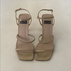 Nine West strapping heels